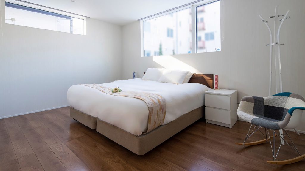 White Fox A's bedroom to stay for nagano in summer family trip